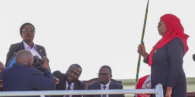 [PHOTOS] How Suluhu’s swearing in went down