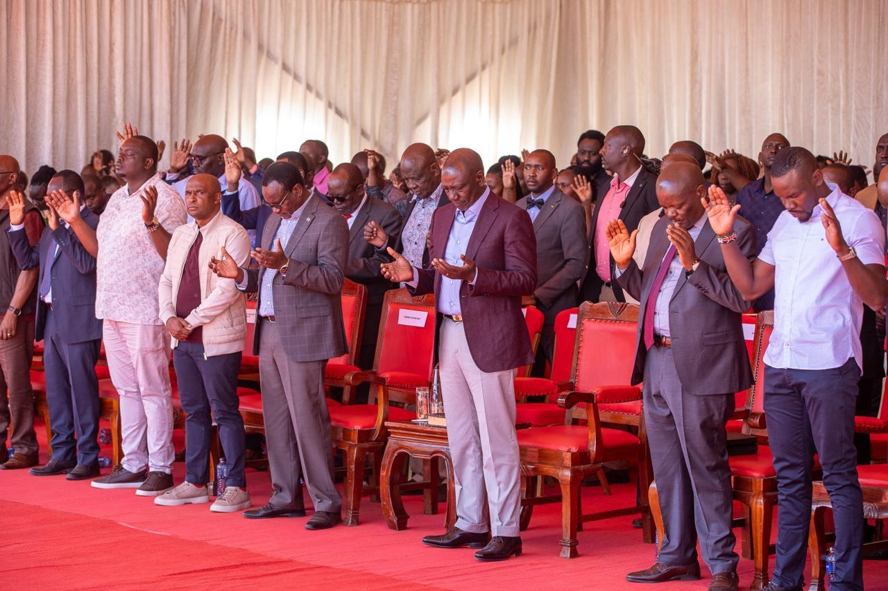 [PHOTOS] Ruto graces 11th anniversary of Gospel Embassy Chapel, Kisii