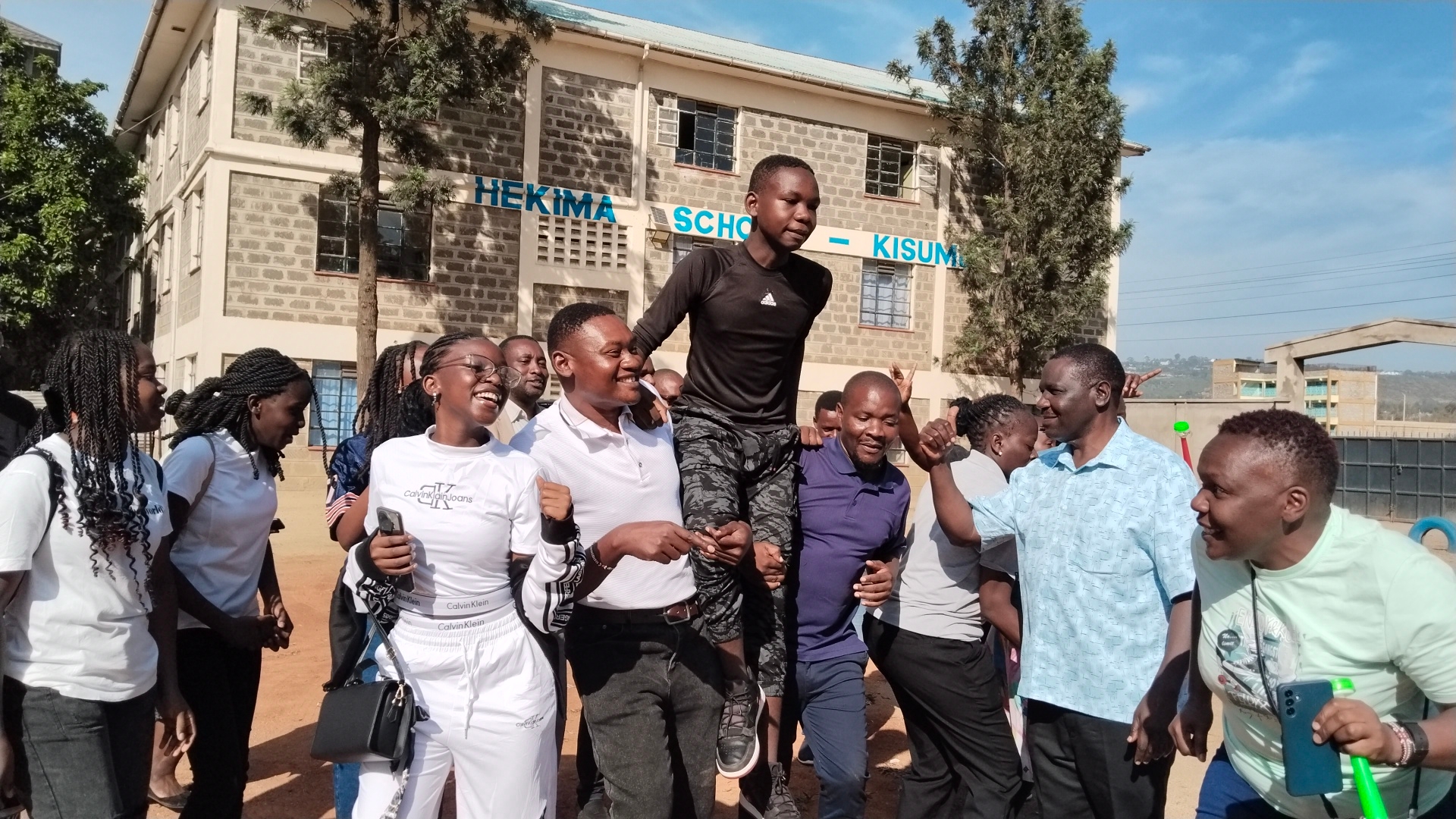 Hekima School bursts into celebration after impressive JSS results