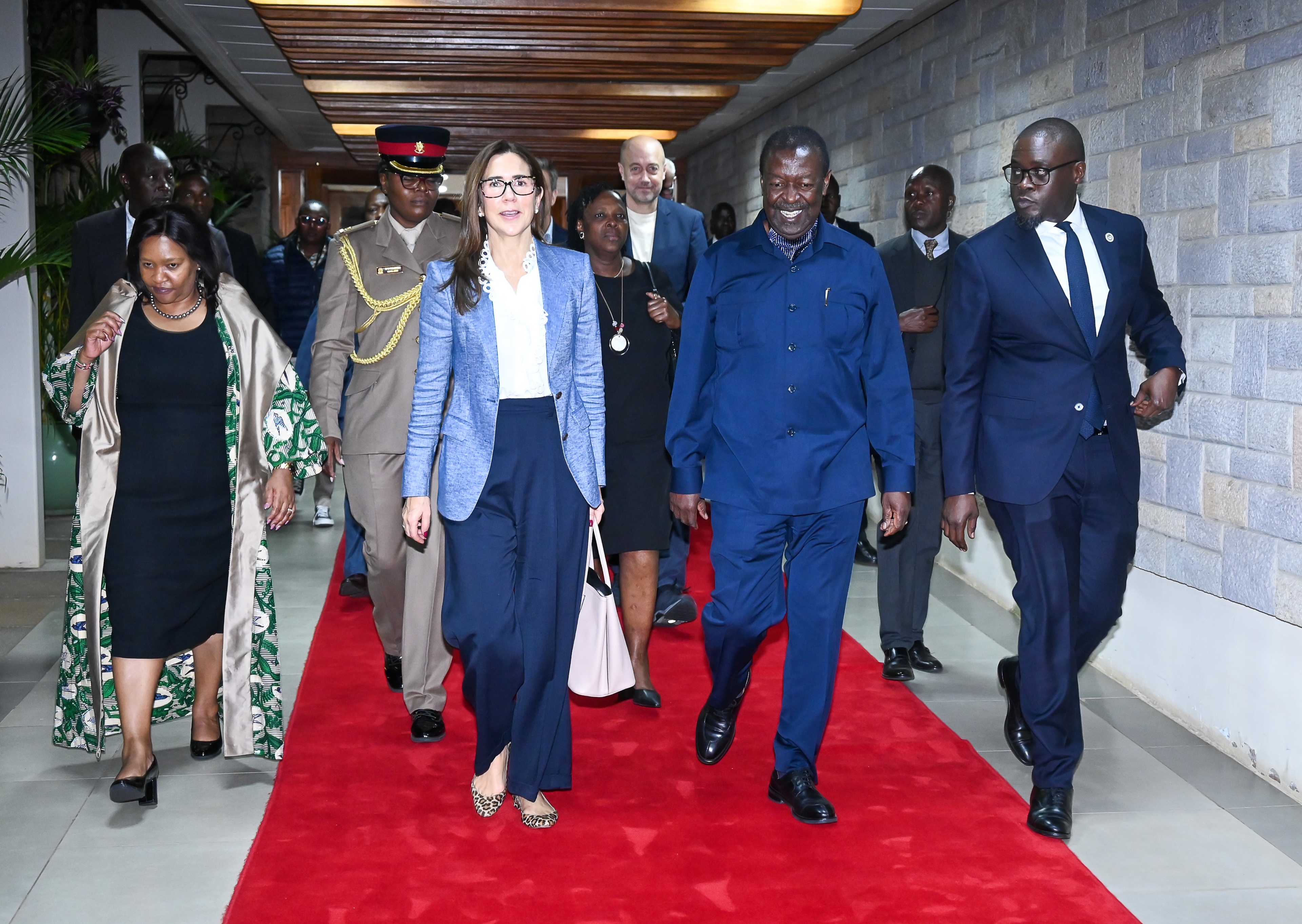 [PHOTOS] Queen Mary of Denmark arrives in Kenya