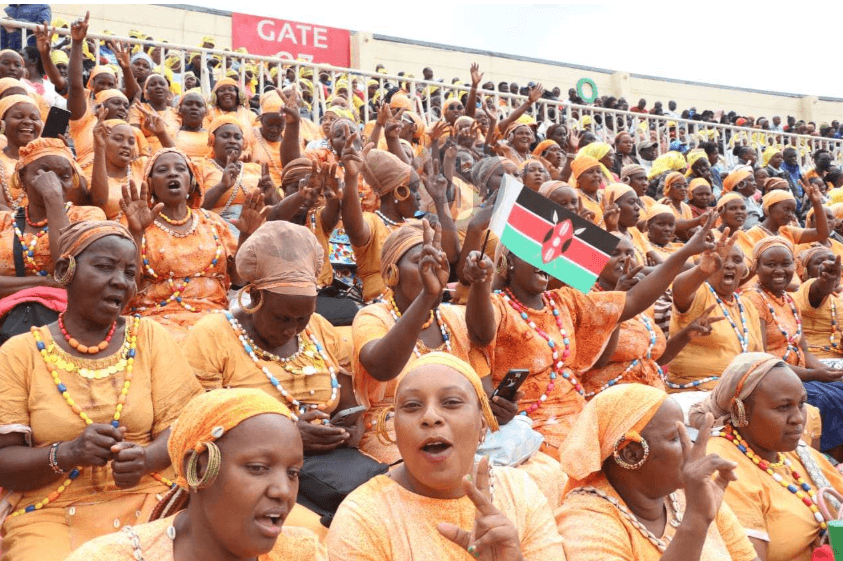 [PHOTOS] Nyayo Stadium buzzes with flags and energy for Jamhuri Day