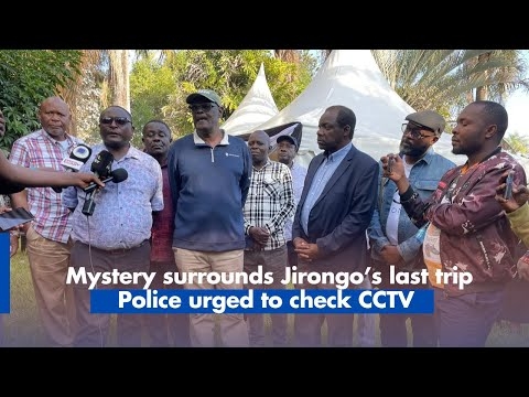Mystery surrounds Jirongo’s last trip