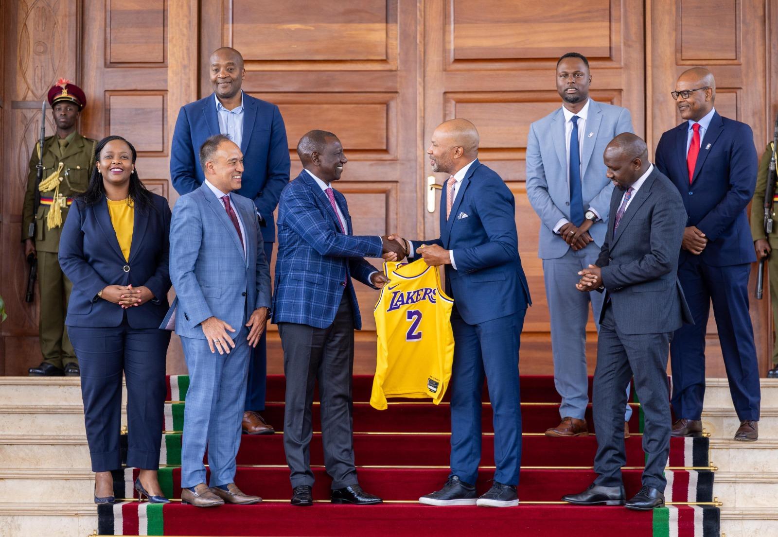 NBA to build 100 basketball courts in schools - Ruto