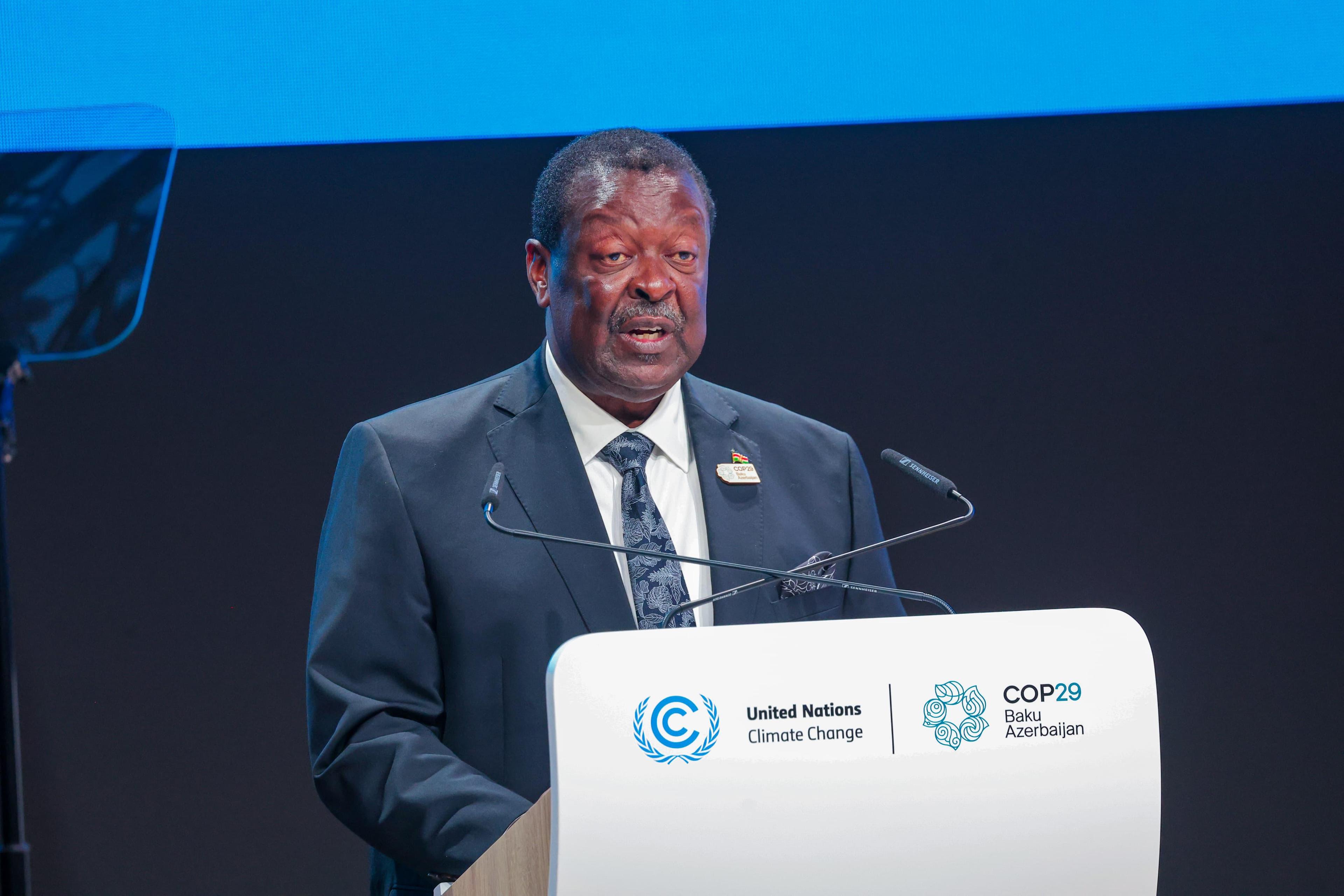 Mudavadi lauds first Africa Climate Summit held in Nairobi