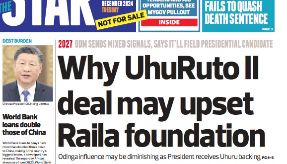 Why UhuRuto II deal may upset Raila foundation