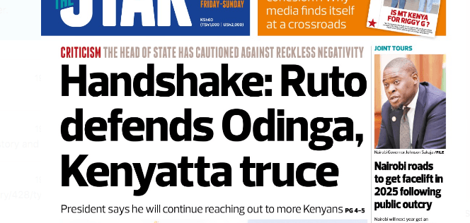 Handshake: Ruto defends Raila-Uhuru truce