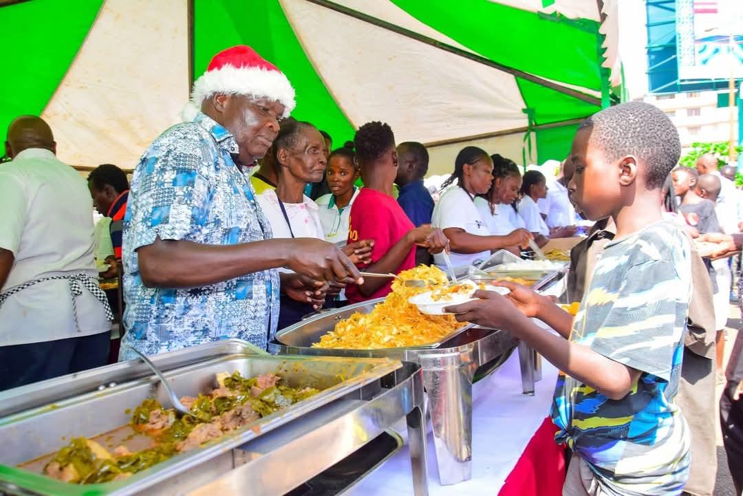 MP Oron hosts Kisumu street families for Christmas