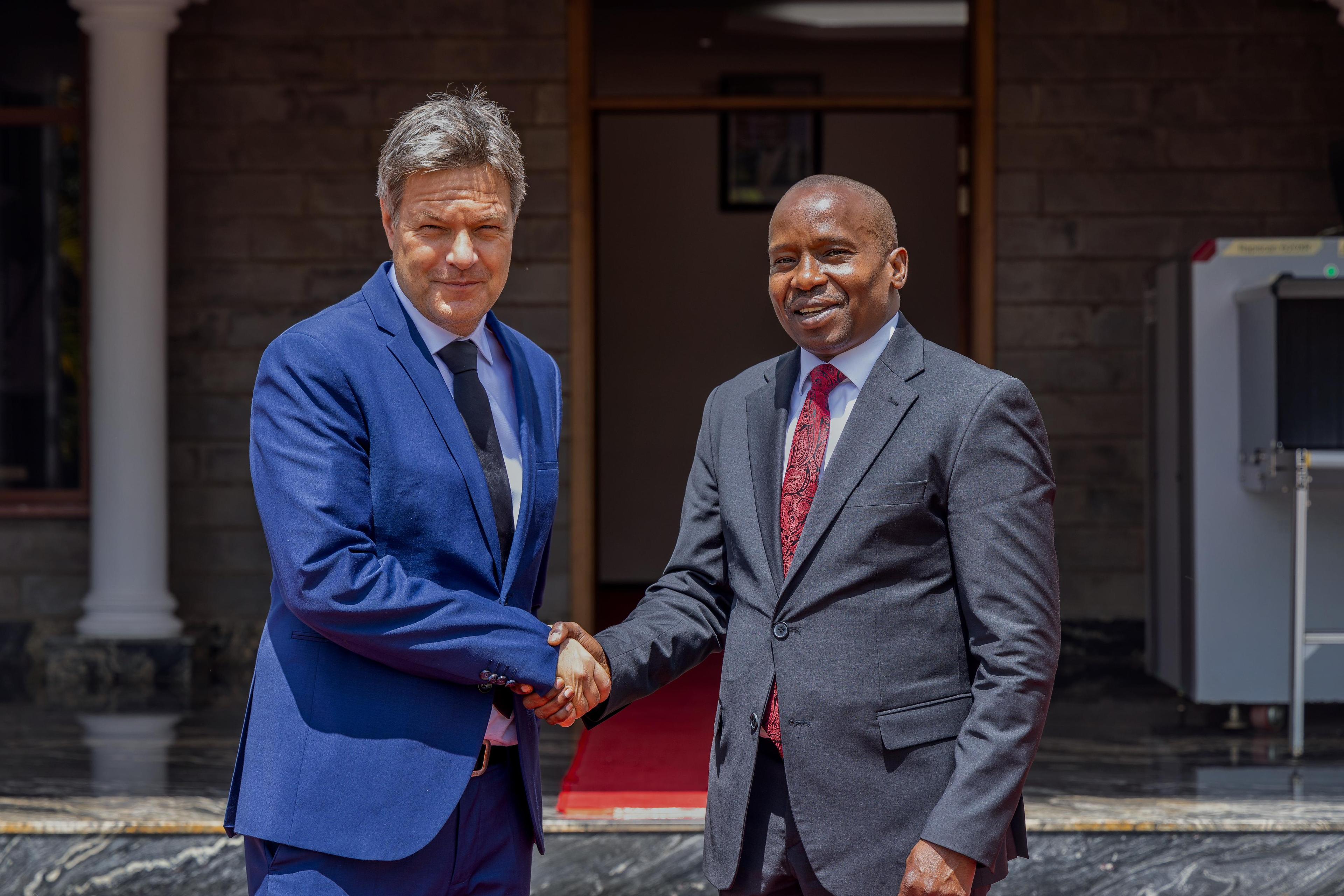 [PHOTOS] DP Kindiki hosts German Vice Chancellor Robert Habeck