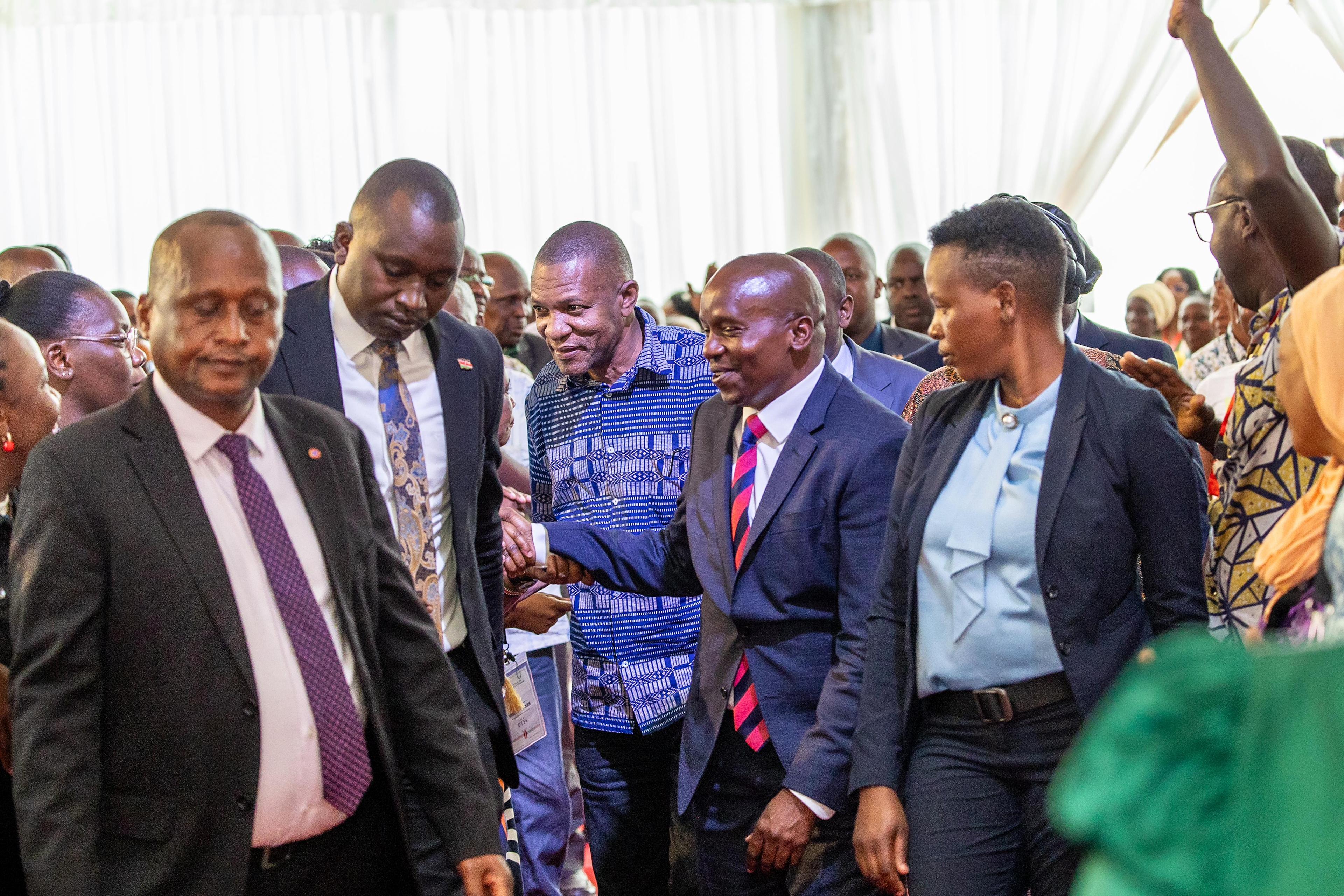 [PHOTOS] Kindiki hosts Taita Taveta leaders at Karen residence