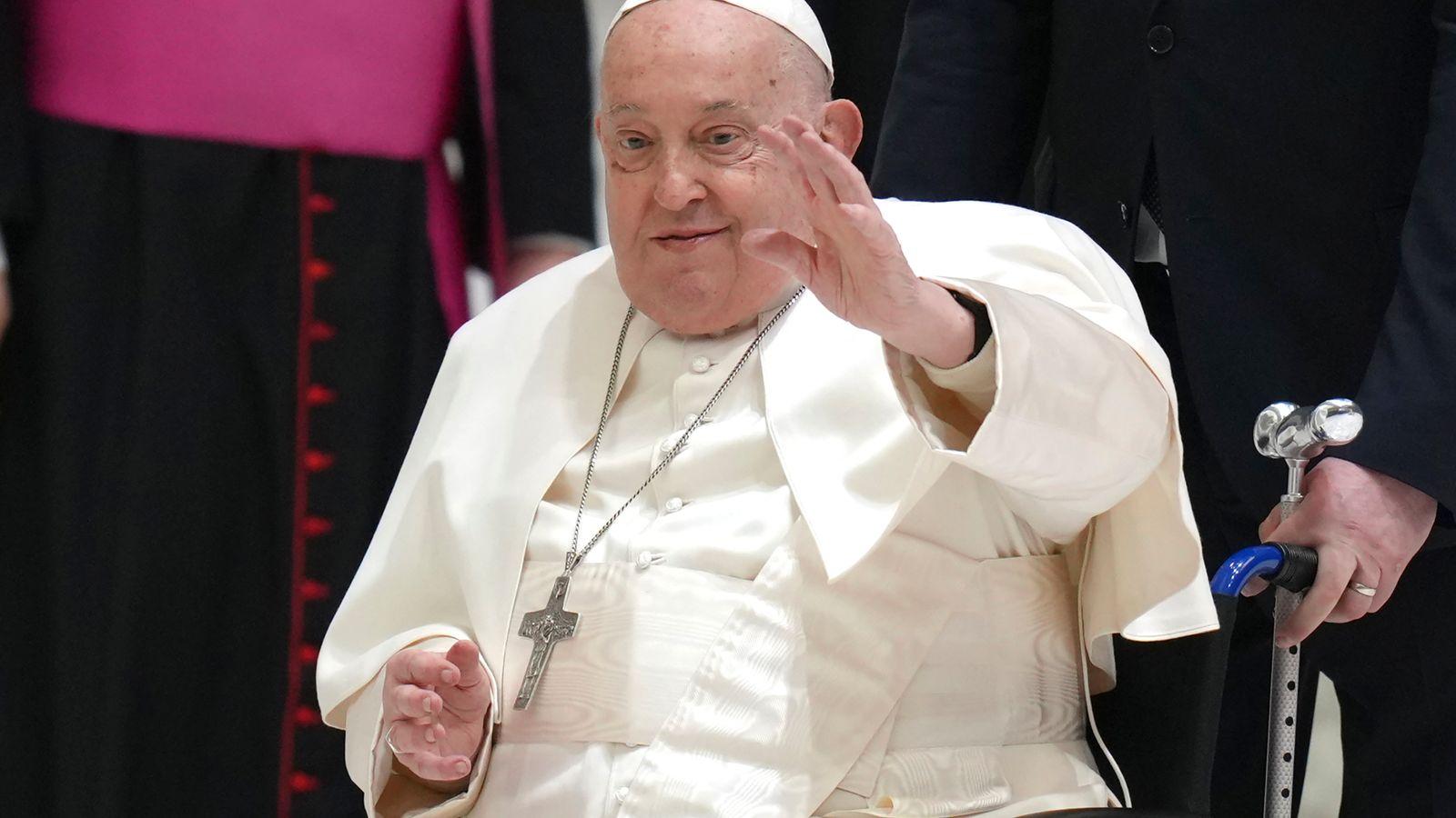 Pope Francis has pneumonia in both lungs, Vatican says