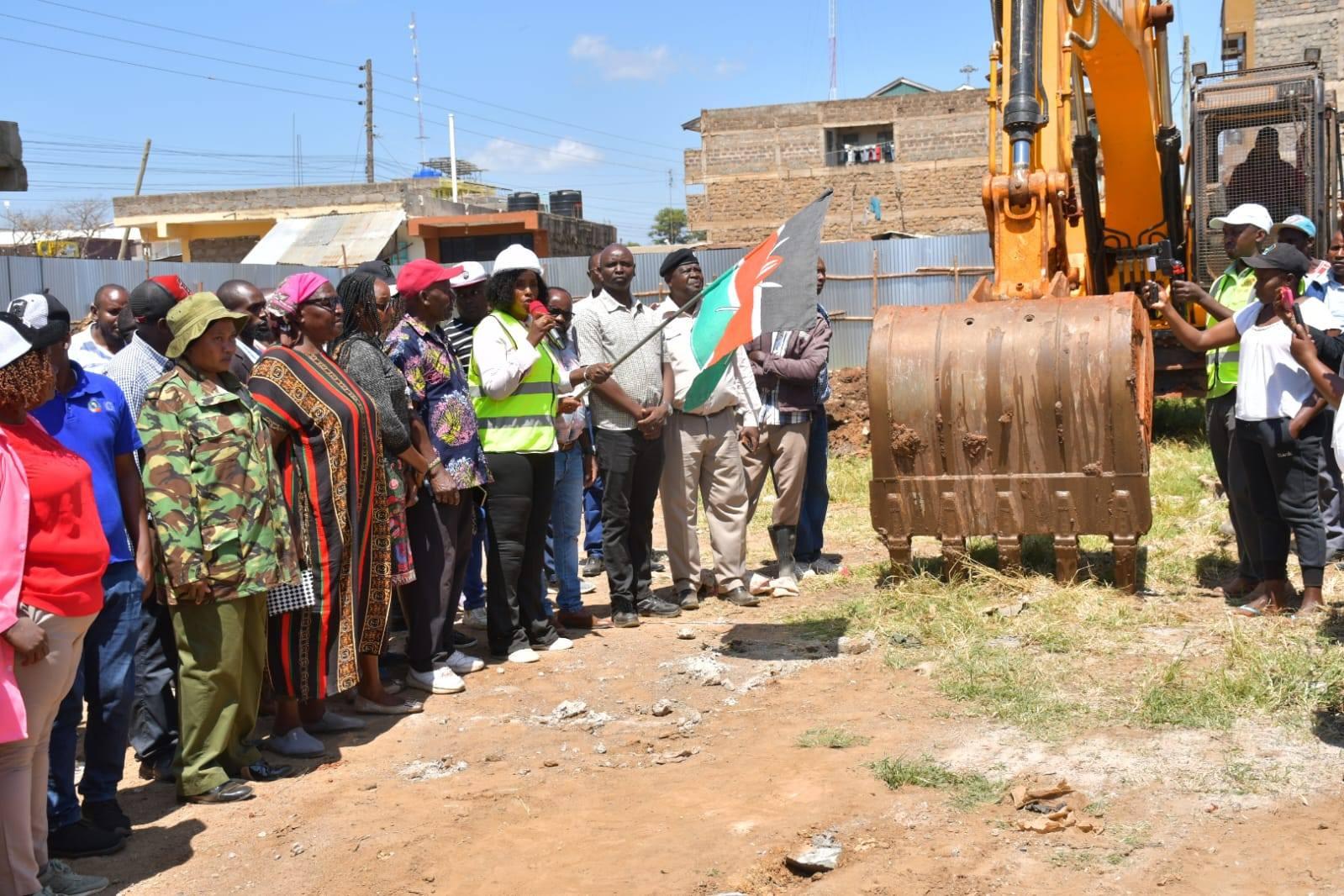 Construction of Sh50 million Thika market on course