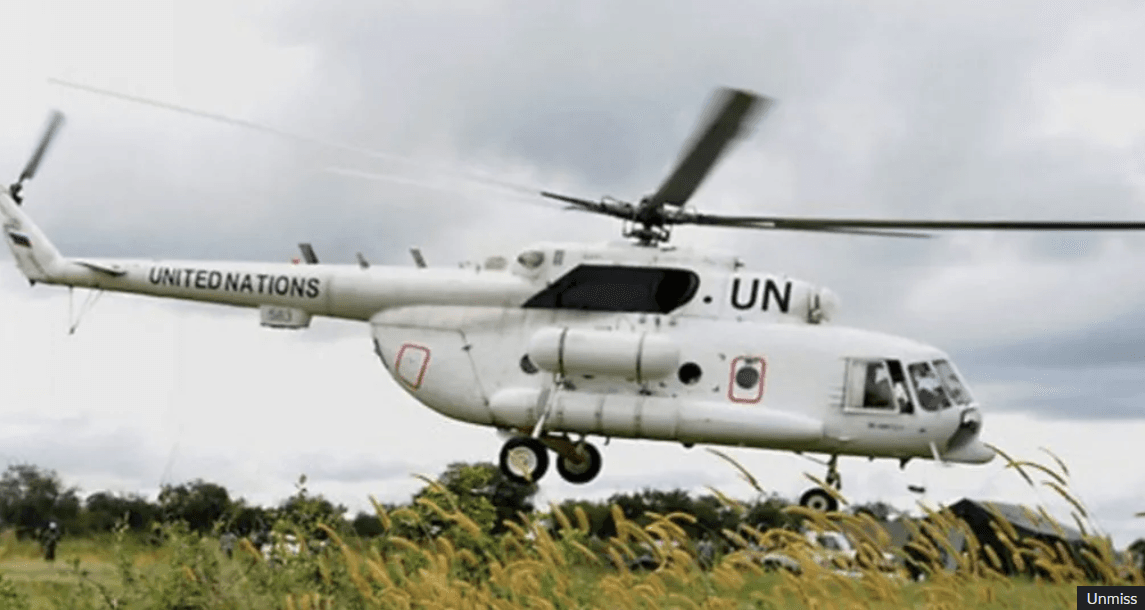 Several dead after UN helicopter shot at in South Sudan