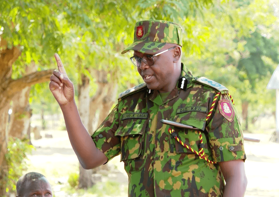 Surrender your guns within 24 hours, DIG Lagat tells bandits in Kerio Valley