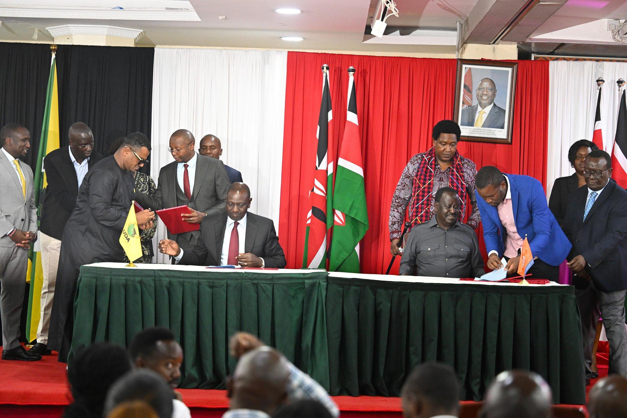 Mixed reactions greet Ruto-Raila political pact