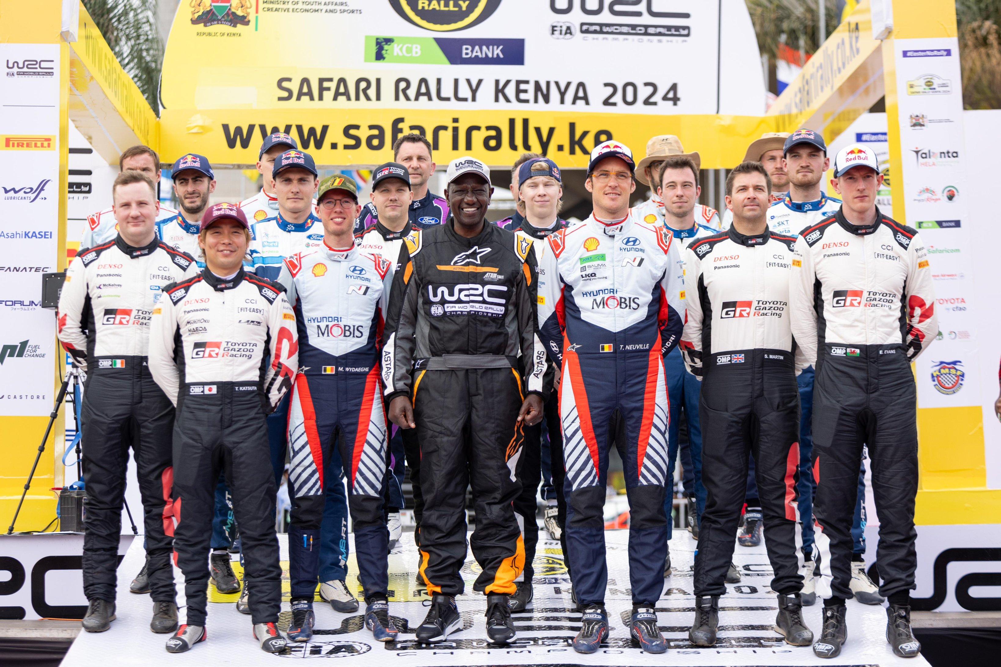 Ruto to officially close 2025 WRC Safari Rally