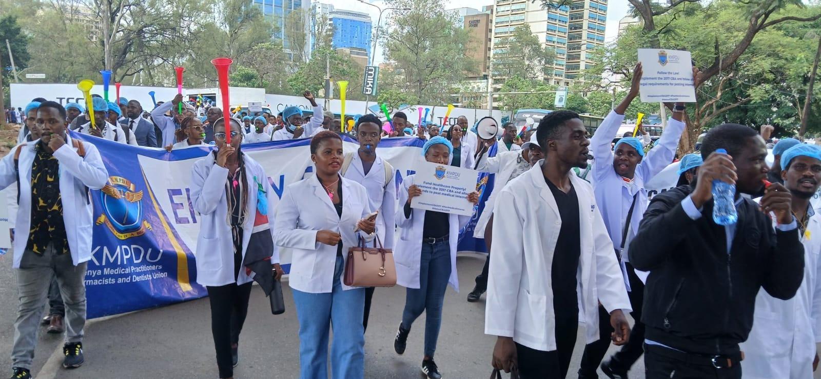 Clinical officers join doctors' strike