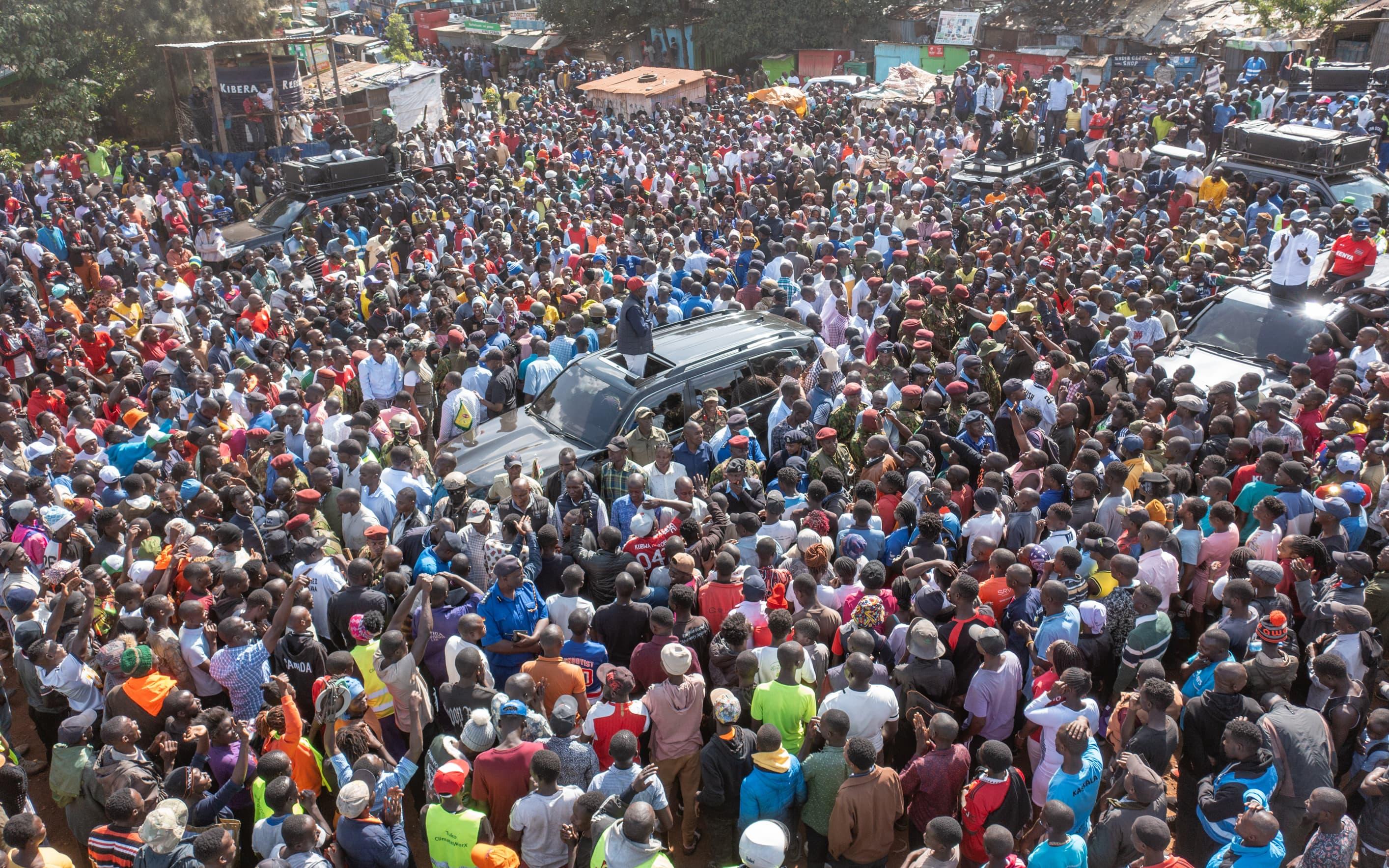 Ruto pedges Sh500m to modernise Kibera's Toi market