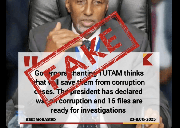 EACC: Poster quoting CEO Abdi Mohamud is fake