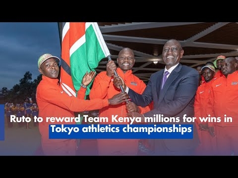 Ruto to reward athletes millions for wins in Tokyo