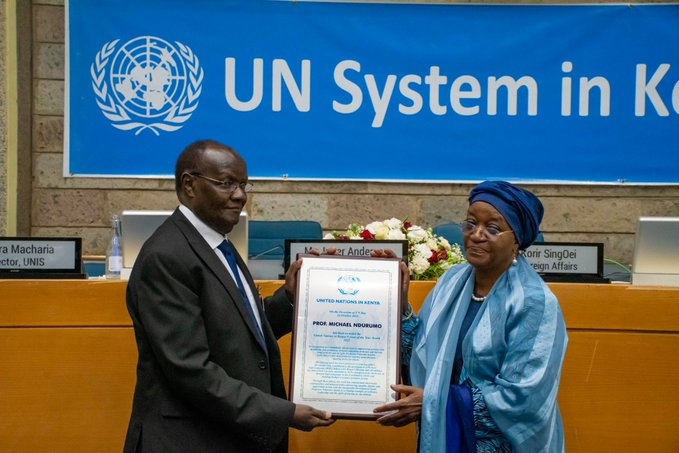 Kenya's first deaf professor wins UN person of the year award for empowering PWDs