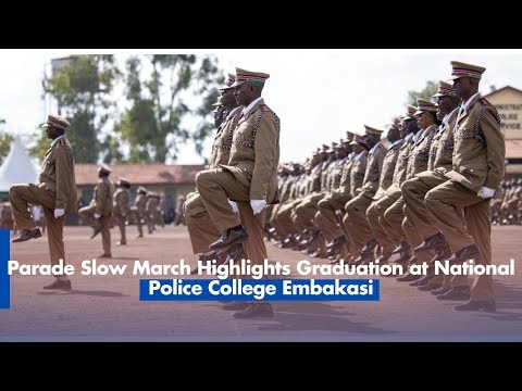 Parade Slow March Highlights Graduation at National Police College Embakasi