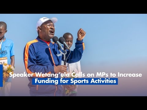 Speaker Wetang’ula Calls on MPs to Increase Funding for Sports Activities